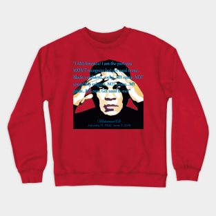 REMEMBER THE CHAMP: Muhammad Ali Crewneck Sweatshirt